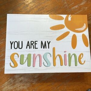Hunting Home adorable reversible sign. St Patrick’s /You are my sunshine.
